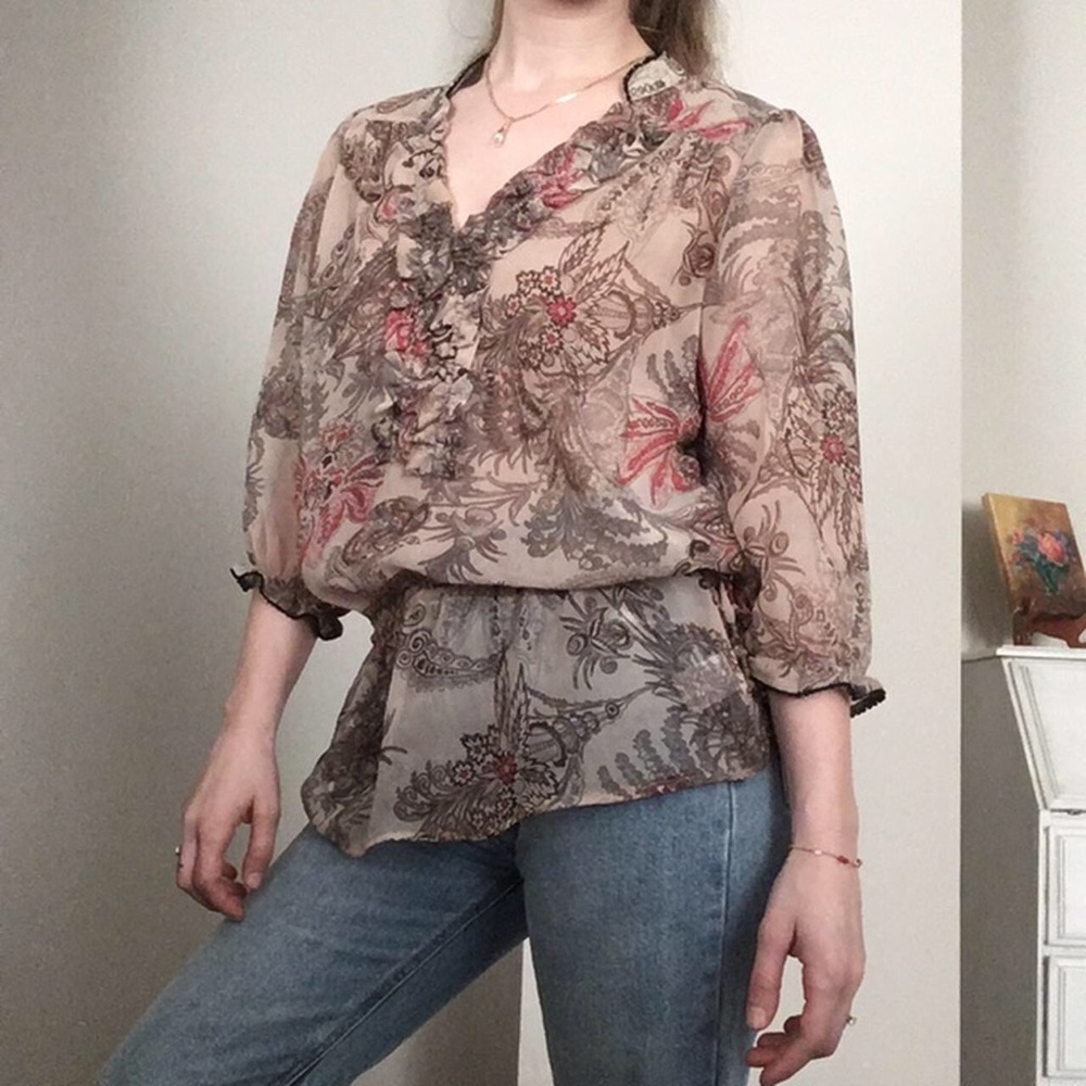 Coastal cowgirl tunic top
